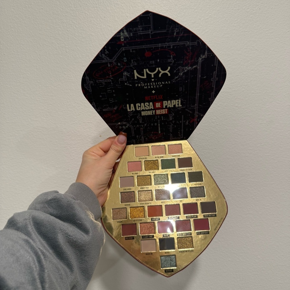 NYX x Netflix La Casa De Papel Money Heist Eyeshadow Color Palette - Picture 3 of 5